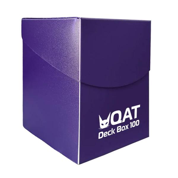 TheGameArmory | QAT DecK Box 100 Starter Series with Deck Divider Purple